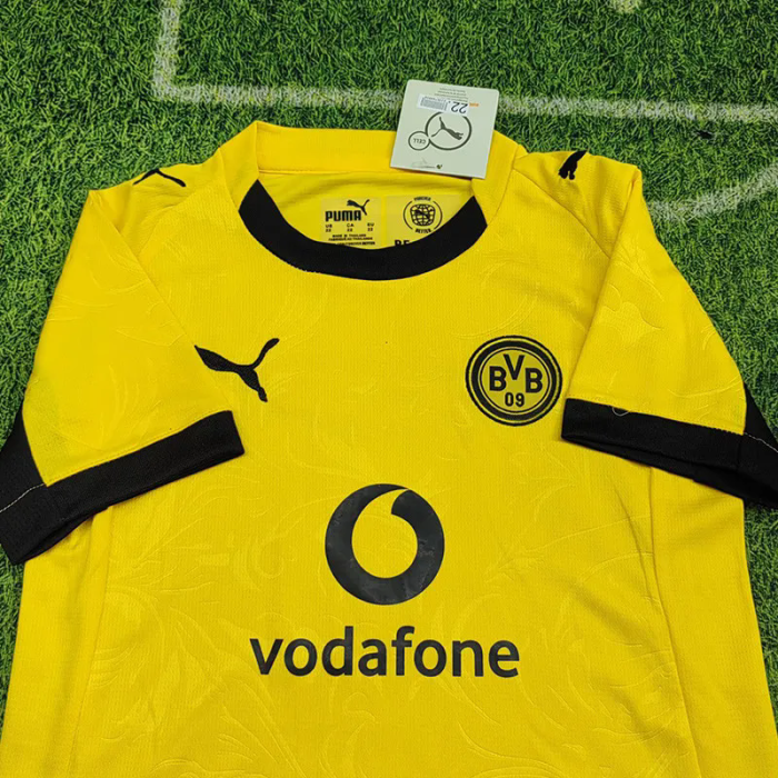 2025-26 Dortmund Cup Match Home Kids Soccer Jersey