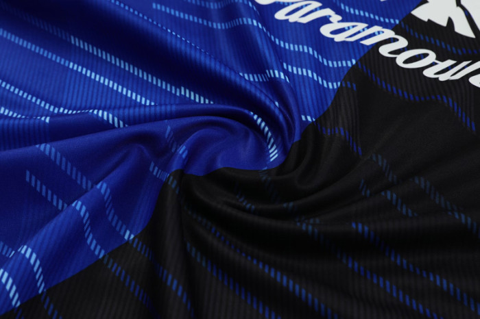 24-25 INT Blue-Black Training Short Suit (条纹)