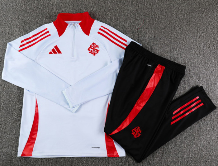 25-26 Internacional Grey Kids Half Pull Tracksuit (童装)(半拉链)