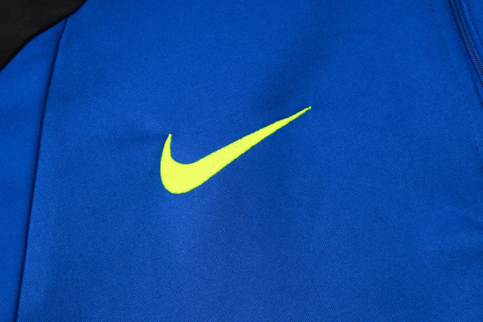24-25 BAR Fancy blue Kids Half Pull Tracksuit (童装)(半拉链)