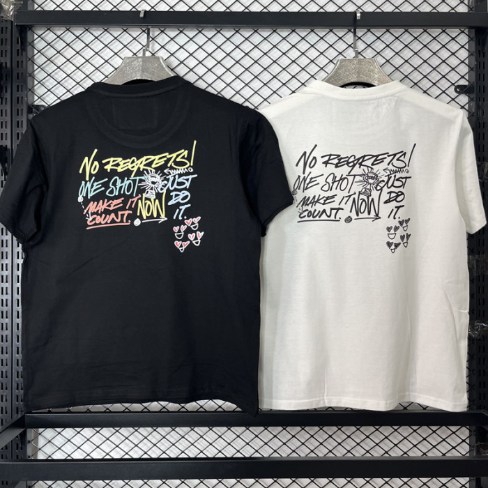 T258 NK White High Quality Casual T-Shirt