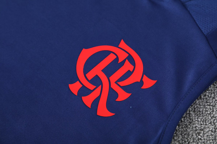24-25 Flamengo Royal blue Tank top and shorts suit *背心套装