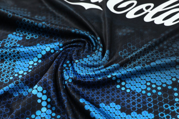 24-25 Napoli Black Blue Training Short Suit
