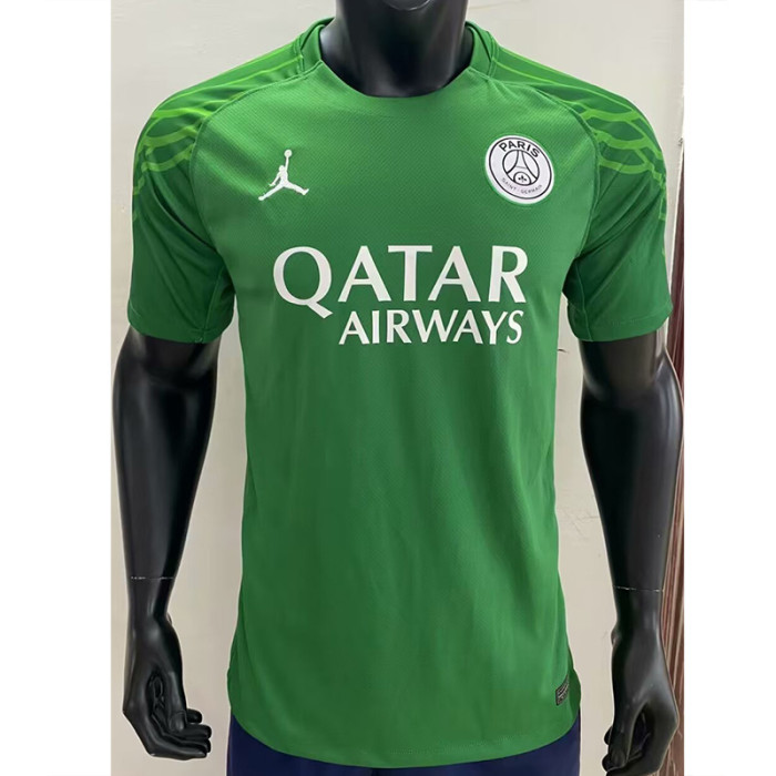 24-25 PSG Green Goalkeeper Fans Soccer Jersey