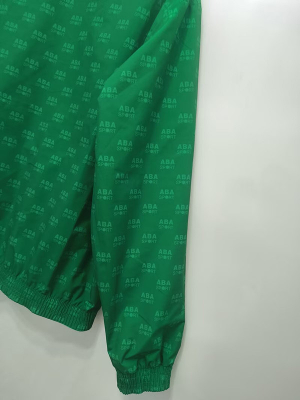 24-25 Mexico Lake blue & Green Double Sided Windbreaker (双面风衣)