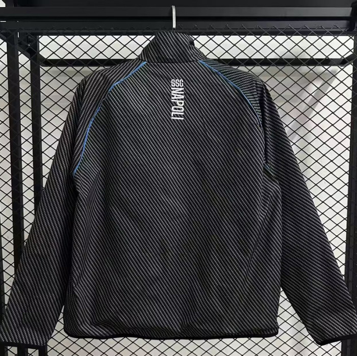 2025-26 Napoli Black Windbreaker