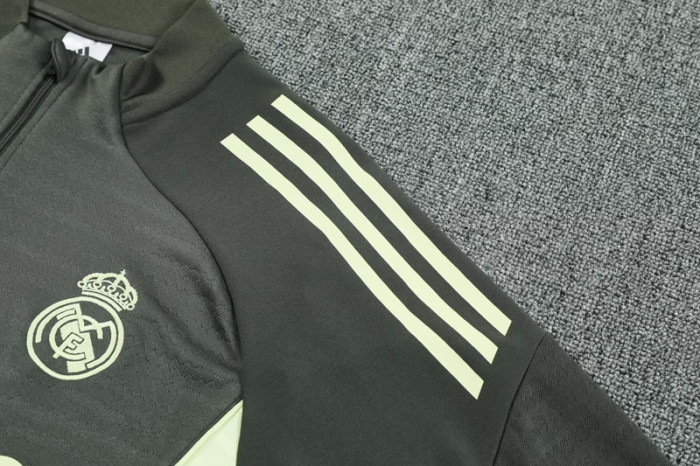 25-26 RMA Grey green Half Pull Tracksuit (半拉链)