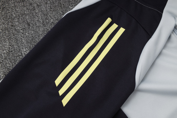 25-26 JUV Grey Black Jacket Tracksuit #A879