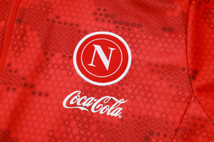 24-25 Napoli Red Jacket Tracksuit #A812(喷墨)