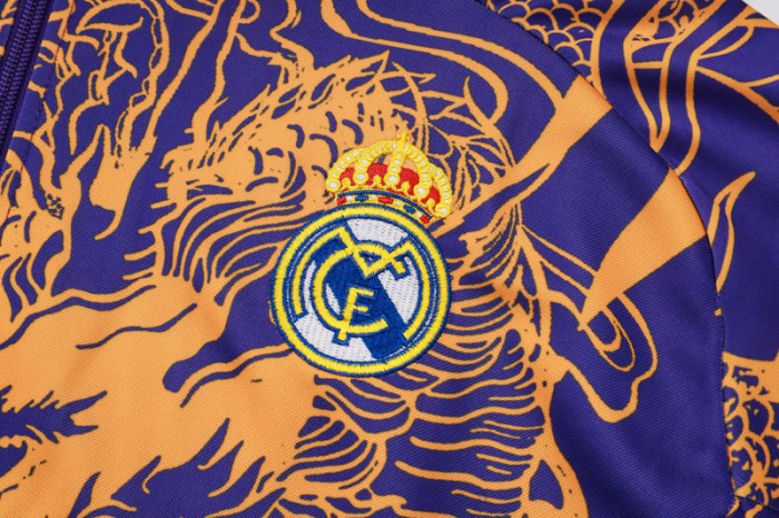 24-25 RMA Purple Jacket Tracksuit #A799(喷墨龙)