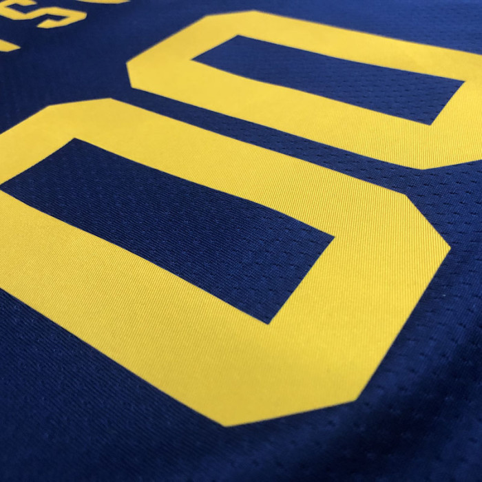 22-23 WARRIORS KUMINGA #00 Royal blue Top Quality Hot Pressing NBA Jersey (Trapeze Edition)