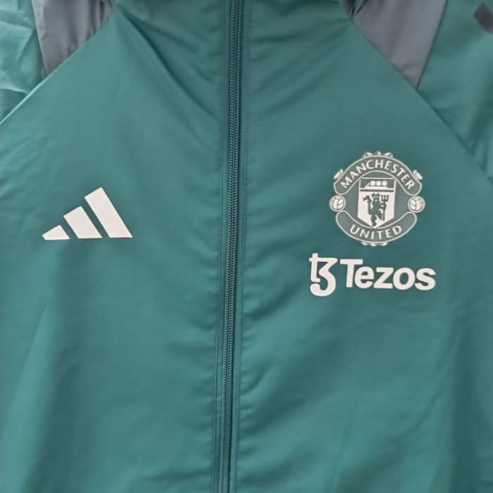 24-25 Man Utd Green Windbreaker