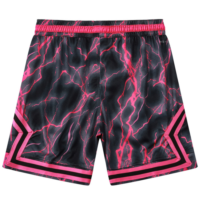 C2440 Jordan Grey Red Casual Short Pants