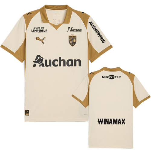 25-26 RC Lens Third Fans Soccer Jersey (全广告)