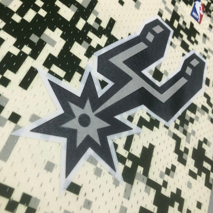 2013-14 SA Spurs PARKER #9 Green CamouflageTop Quality Hot Pressing NBA Jersey (迷彩）