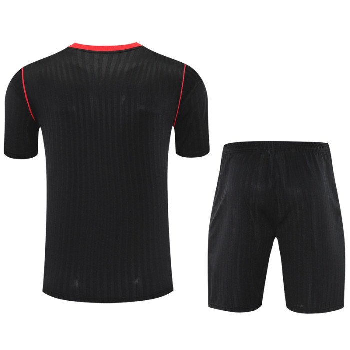 2025-26 Man Utd Black Training Short Suit