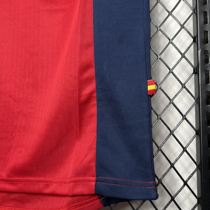 1998 Spain Home Retro Soccer Jersey