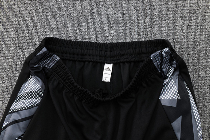 24-25 AD Black Half Pull Tracksuit #06 (半拉链)