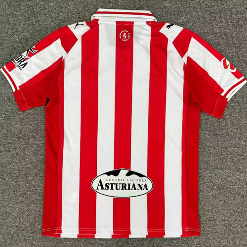 2025-26 Gijon Home Fans Soccer Jersey