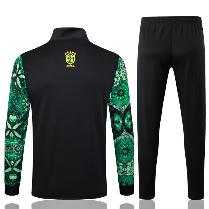 24-25 Brazil Green Jacket Tracksuit #A810(喷墨)