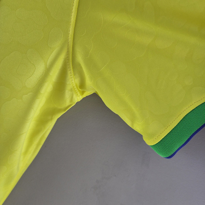 22-23 Brazil Home World Cup Fans Soccer Jersey