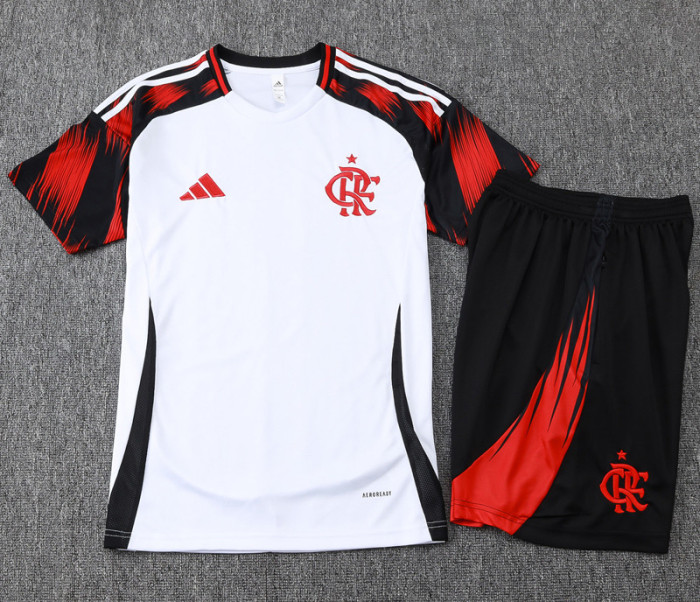 25-26 Flamengo White Training short Suit #D2564