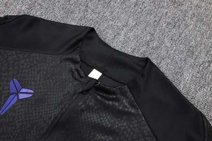 25-26 BAR Black Kids Half Pull Tracksuit #E25165(童装)(半拉链)