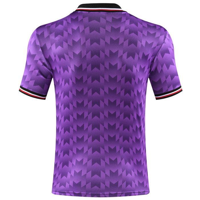 25-26 Man Utd Purple Polo Short Sleeve