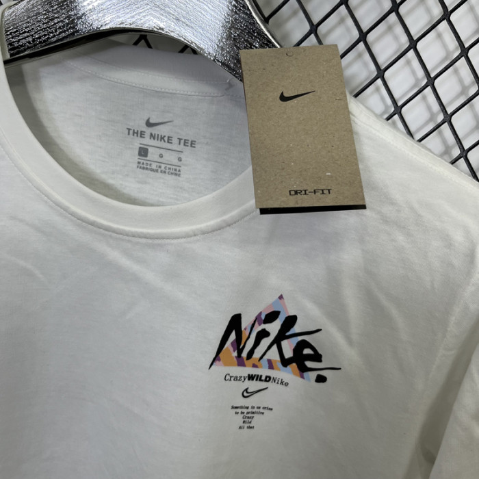 T158 NK White High Quality Casual T-Shirt
