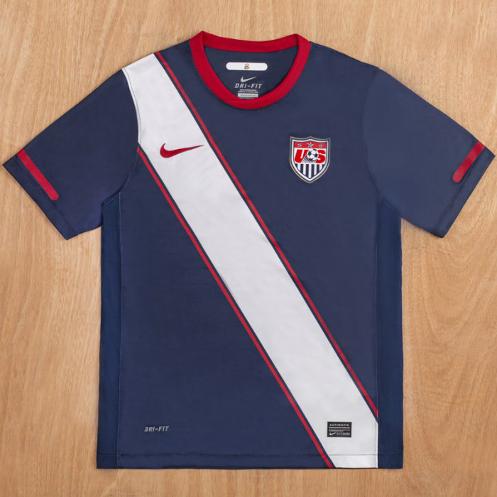 2010 USA Away Retro Soccer Jersey
