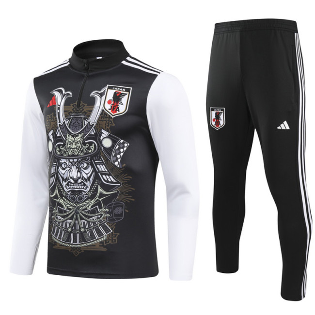 24-25 Japan Black Half Pull Tracksuit (半拉链)(宫本)