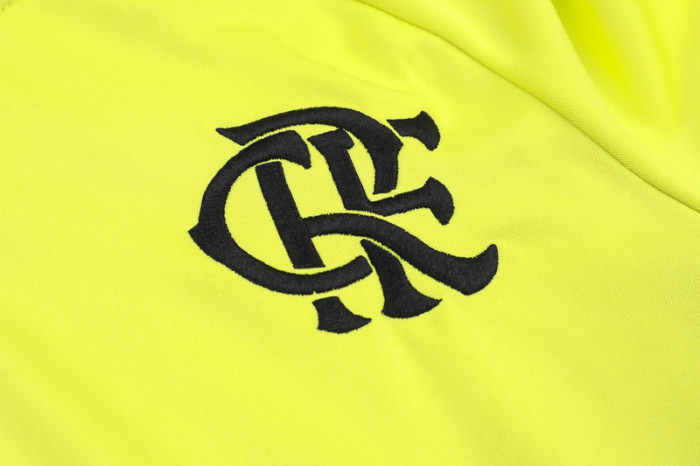 24-25 Flamengo Yellow Half Pull Tracksuit (半拉链)