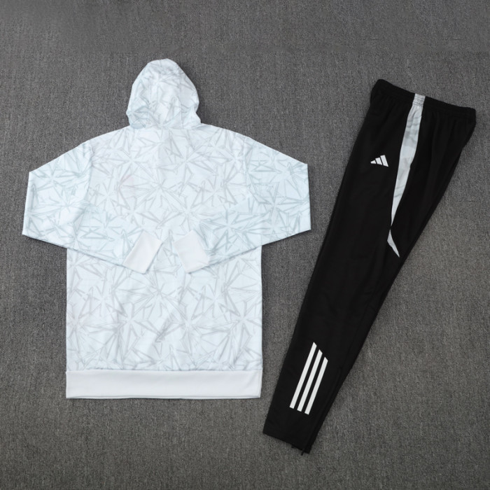 2025-26 RMA White Hoodie Tracksuit (卫衣套装）