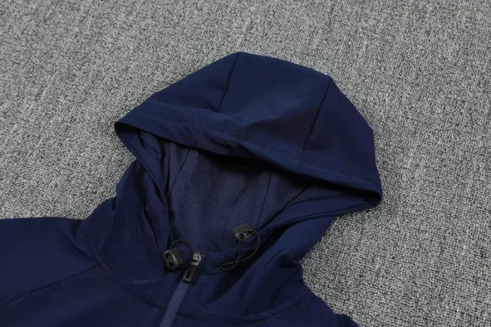 2025-26 PSG Royal blue Hoodie Jacket Tracksuit