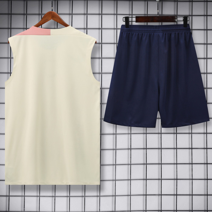 2025-26 BAR Khaki Tank top and shorts suit