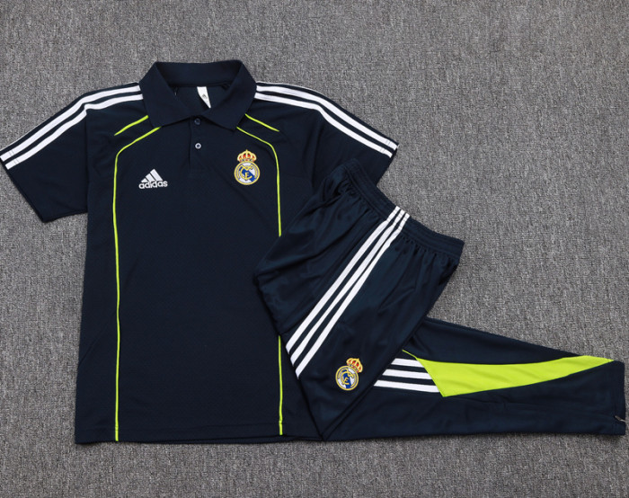 2025-26 RMA Royal blue Polo Tracksuit #C2554