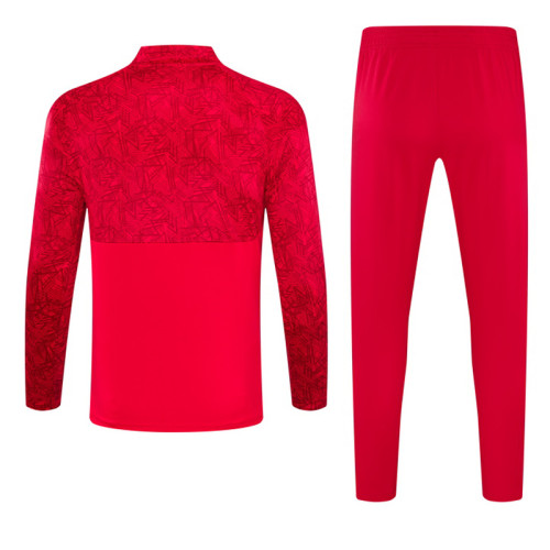 24-25 Fluminense Red Half Pull Tracksuit (半拉链)