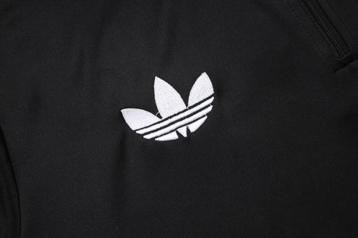 2025-26 Germany Black Half Pull Tracksuit #B2579(半拉链）