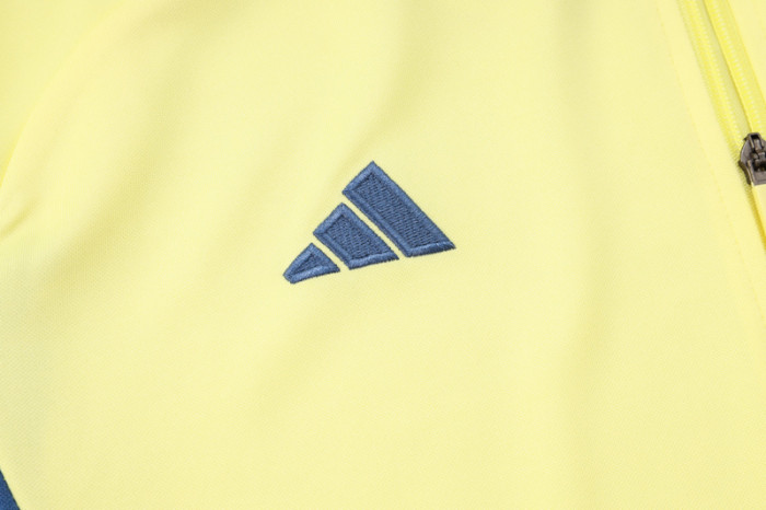 24-25 Ajax Light Yellow Jacket Tracksuit #A769