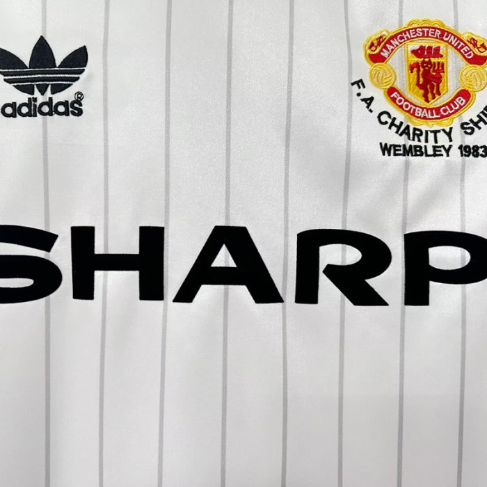 1983 Man Utd Away Retro Soccer Jersey