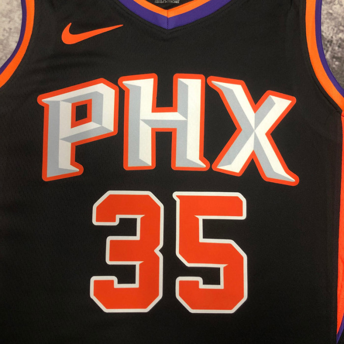 SUNS DURANT #35 Black Top Quality Hot Pressing NBA Jersey
