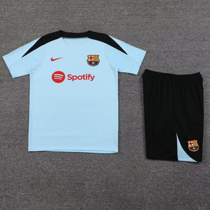 24-25 BAR Light blue Training Short Suit