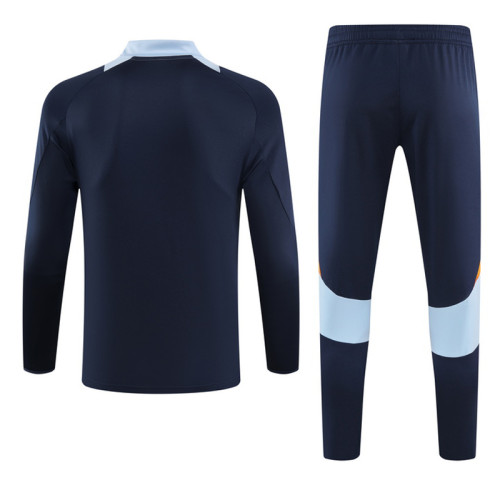 24-25 RMA Royal blue Kids Half Pull Tracksuit (童装)(半拉链)