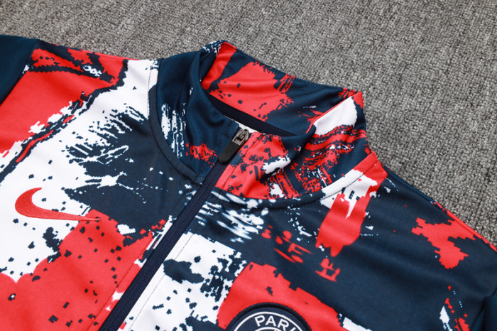 24-25 PSG Royal blue Jacket Tracksuit #A757(喷墨)