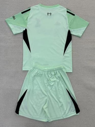 25-26 LIV Green GoalKeeper Kids Soccer Jersey