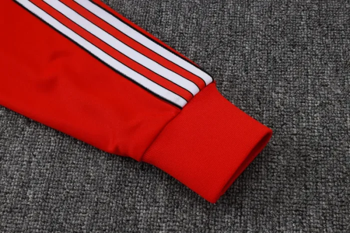 2025-26 Man Utd Red Kids Jacket Tracksuit #E2555(童装）