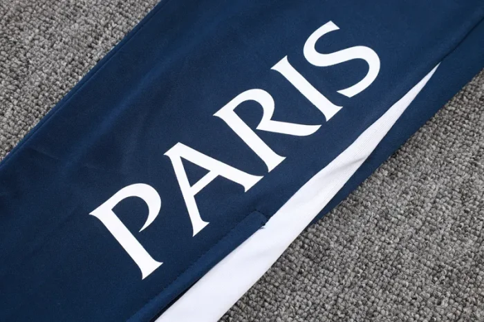 2025-26 PSG Jordan Royal blue Kids Half Pull Tracksuit #E25154(童装)(半拉链)