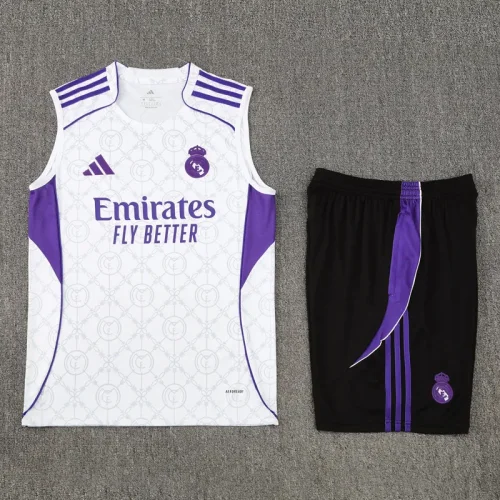 25-26 RMA White Tank top and shorts suit