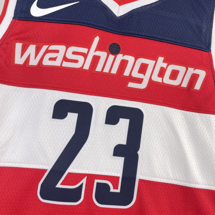 22-23 Wizards JORDAN #23 Red Top Quality Hot Pressing NBA Jersey