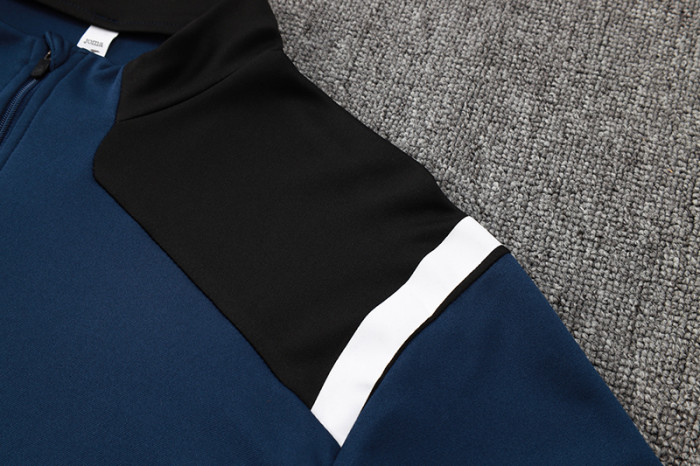 2024 JOM Royal blue Half Pull Tracksuit #2492(半拉链)